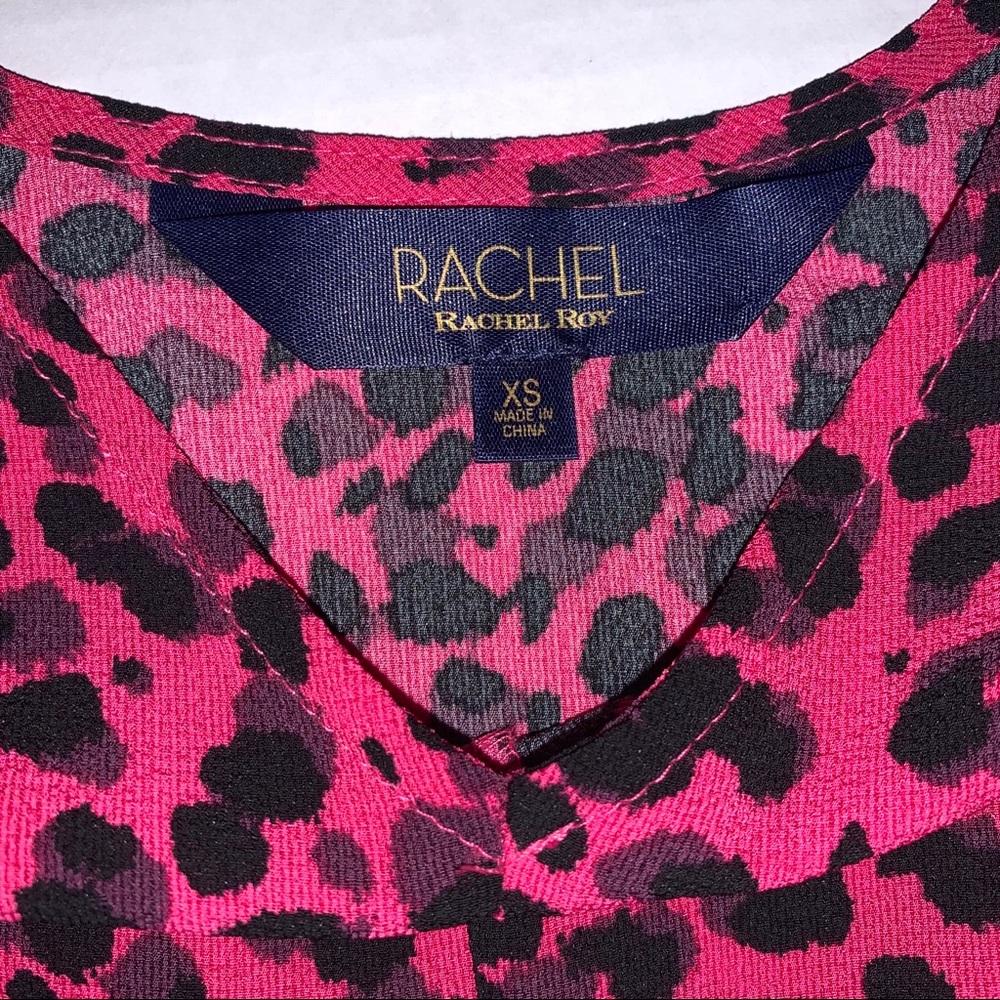 RACHEL Rachel Roy Azaela Minxy Spots Top, Size XS - Picture 3 of 8